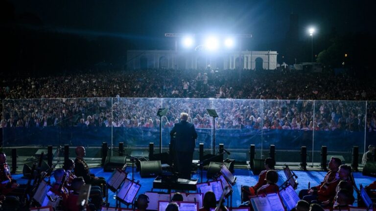 Donald Trump abrió los festejos por los 250 años de EEUU con un discurso que revindicó su gestión