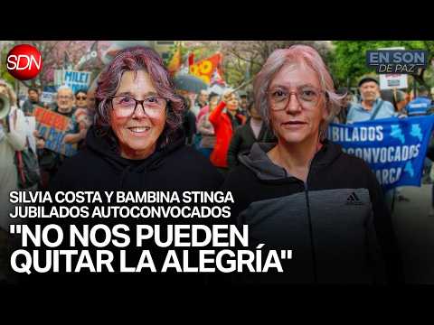 "EL PRESIDENTE NOS QUIERE TIRADOS" | SILVIA COSTA y BAMBINA STINGA de JUBILADOS AUTOCONVOCADOS #ESDP