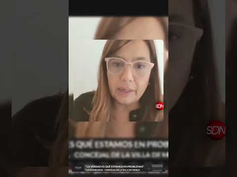 "Estamos en problemas": la advertencia de Lucía Miranda por la situación hídrica en Merlo 🏛️💧