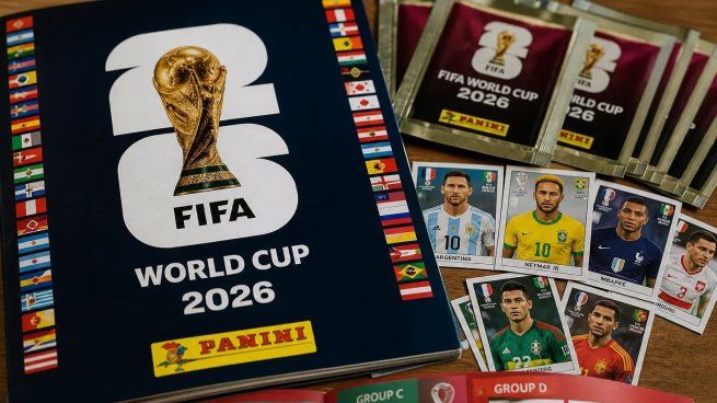 Furor por el álbum 2026: los exorbitantes precios que piden por las figuritas de Messi y Ronaldo