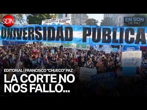 "LA CORTE DECIDIÓ NO METERSE EN QUILOMBOS" | EDITORIAL de FRANCISCO "CHUECO" PAZ para #ENSONDEPAZ