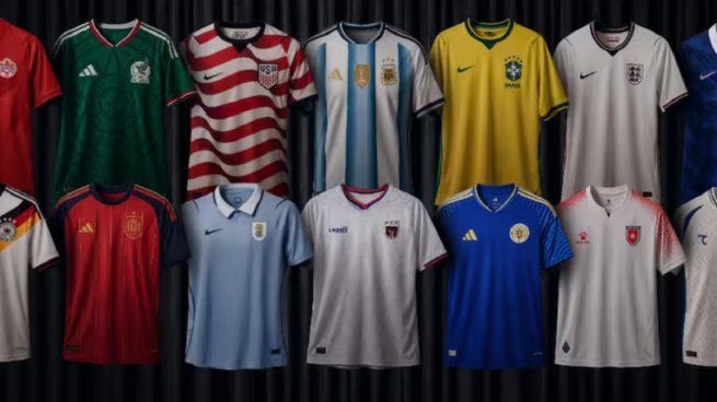 La FIFA definió qué camisetas utilizarán todas las selecciones en la primera ronda del Mundial 2026