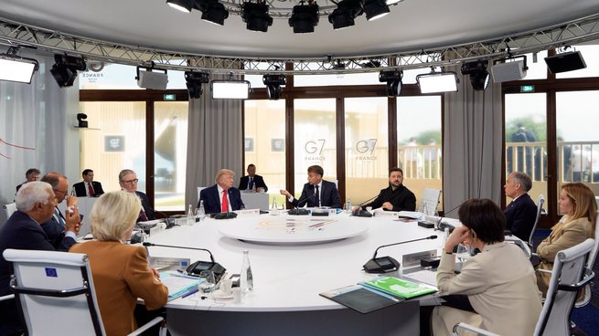 Los líderes del G7 volvieron a mostrar su apoyo a Ucrania y a Volodomir Zelenski en el conflicto con Rusia