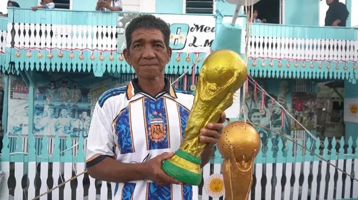 Mundial 2026: quién es Muhammad Yusuf, el pescador de Indonesia más fanático de Messi y Argentina