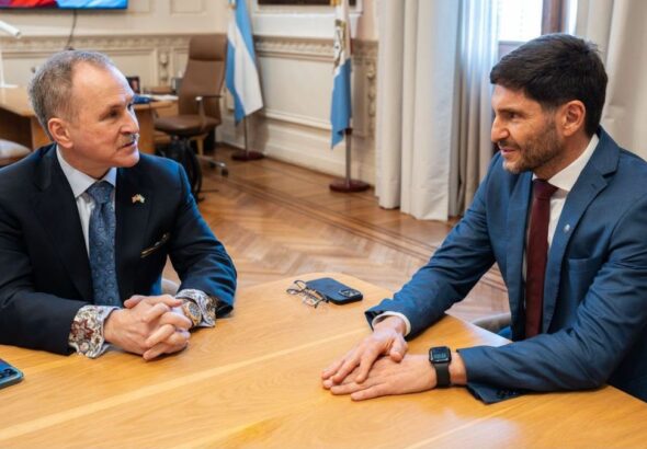 Peter Lamelas se reunió con Maximiliano Pullaro y elogió la política de seguridad de Santa Fe
