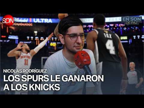 SPURS DE SAN ANTONIO 115 - 111 NEW YORK KNICKS | RESULTADOS de NBA con NICOLÁS RODRÍGUEZ | #ESDP