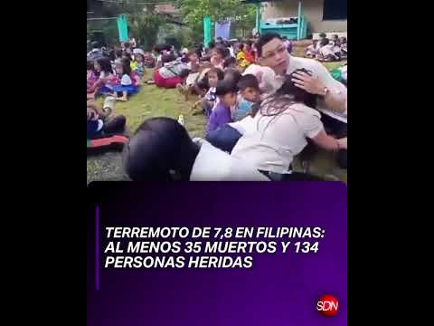 Tragedia en Filipinas: el terremoto de magnitud 7,8 ya dejó decenas de muertos
