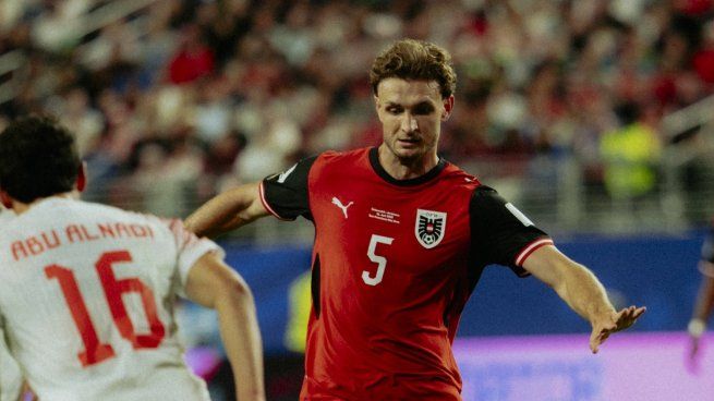 Un jugador de Austria se fracturó la mandíbula y no jugará ante Argentina