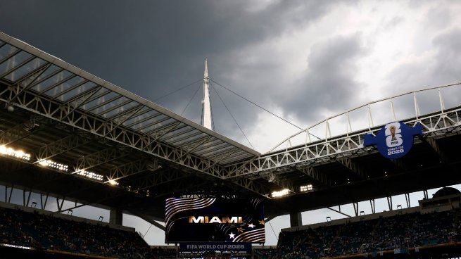 Argentina vs Cabo Verde: sigue el alerta por tormentas eléctricas en Miami y el partido podría demorarse