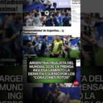 ¡Corazones rotos! Así llora la prensa inglesa la eliminación del Mundial ante Argentina
