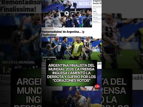 ¡Corazones rotos! Así llora la prensa inglesa la eliminación del Mundial ante Argentina