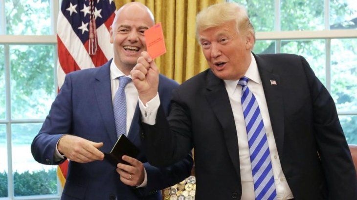 Donald Trump quiere a Gianni Infantino como próximo secretario general de la ONU