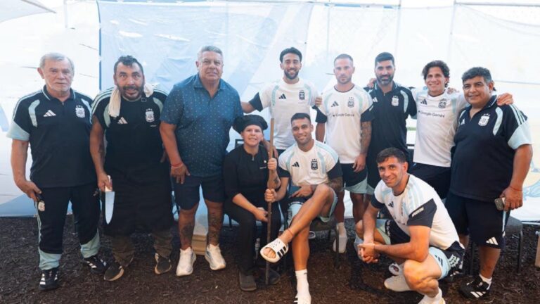 El plantel de la Selección argentina compartió su cuarto asado en Kansas antes de viajar a Miami