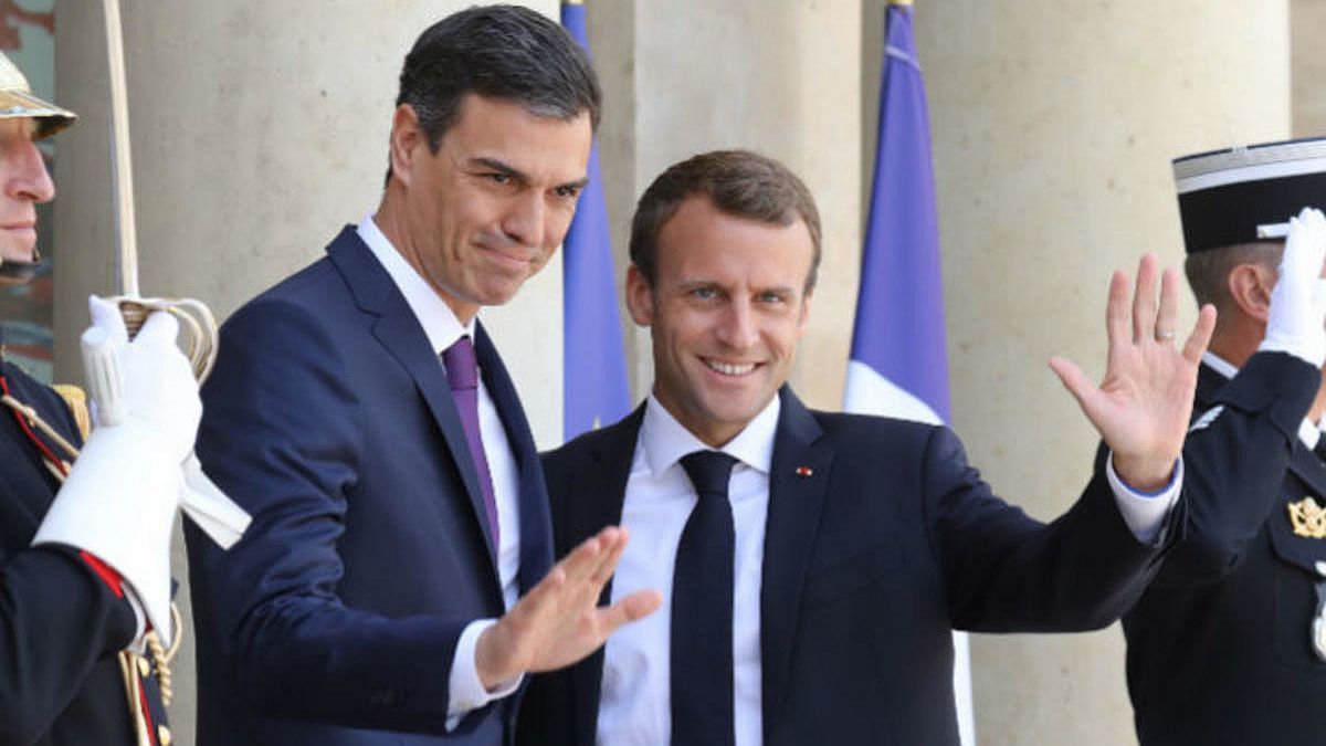 Emmanuel Macron respaldó a Pedro Sánchez por la crisis migratoria en Ceuta y ofreció cooperación fronteriza