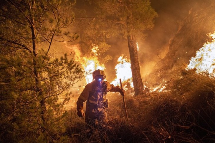 España arde: 40 grados y fuego incontrolable sacuden al país