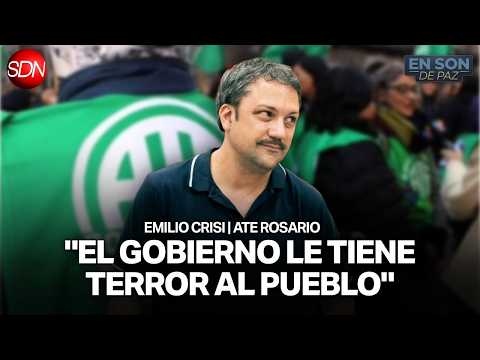 "ESTE 22 DE JULIO VAMOS A ESTAR DANDO PELEA" | EMILIO CRISI, DESDE ATE ROSARIO | #ENSONDEPAZ
