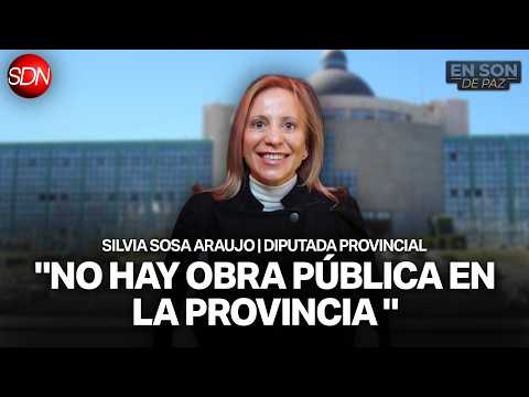 "ESTE GOBIERNO CLARAMENTE NO TIENE POLÍTICAS" | SILVIA SOSA ARAUJO, DIPUTADA PROVINCIAL en #ESDP