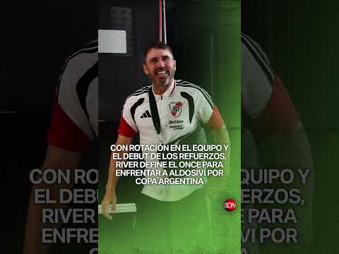 ¡Formación alternativa! El once de River para jugar ante Aldosivi por Copa Argentina ⚪🔴⚽