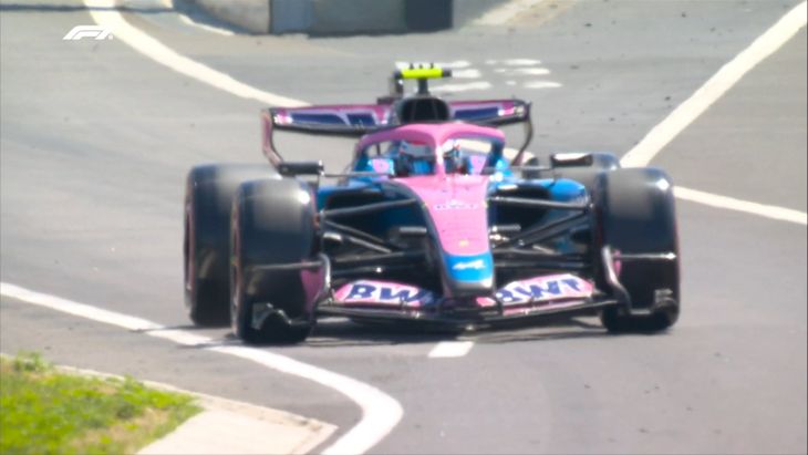 Franco Colapinto cerró las pruebas en Hungaroring y Flavio Briatore destacó su rendimiento
