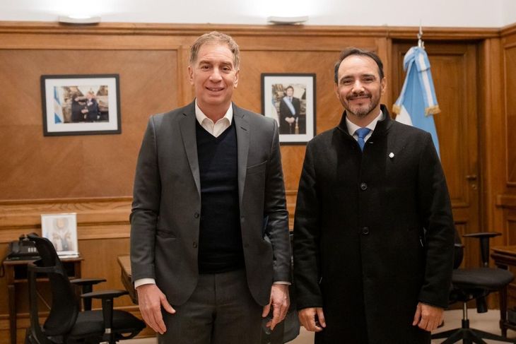 Juan Pablo Valdés se reunió con Diego Santilli en la Casa Rosada y ratificó su apoyo a la reforma electoral