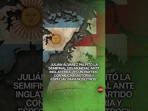 ¡Julián Álvarez palpita el clásico ante Inglaterra! La semifinal del Mundial
