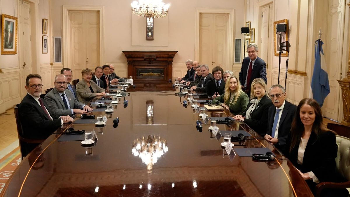 La jefa del FMI cruzó el charco y se sentó con Milei en Balcarce 50