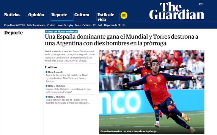 Las repercusiones en España y el mundo tras la consagración en el Mundial 2026