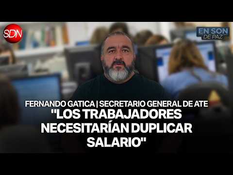 "LOS EMPLEADOS NO TENEMOS LA CULPA" | FERNANDO GATICA, SECRETARIO GENERAL DE ATE SAN LUIS en #ESDP