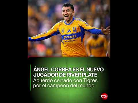 ¡Refuerzo estrella para River! Ángel Correa es nuevo jugador del Millonario