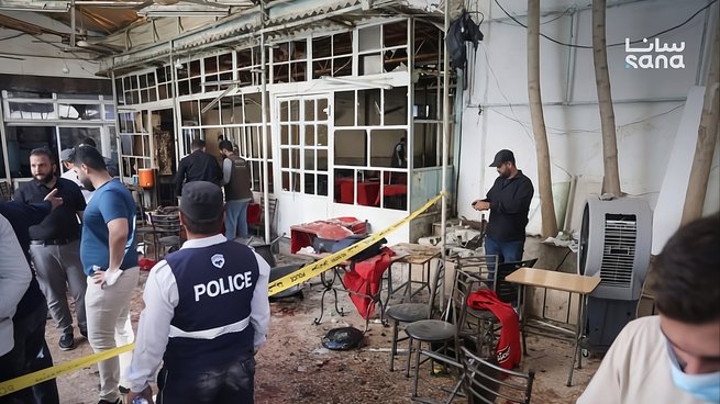 Una explosión frente al Palacio de Justicia de Damasco dejó al menos nueve muertos y 22 heridos en Siria