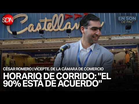 VICEPRESIDENTE CÁMARA DE COMERCIO, CÉSAR ROMERO, HORARIO CORRIDO POR PARTIDO DE LA SELECCIÓN