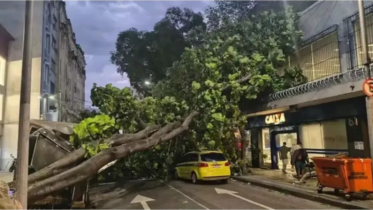 Violento temporal en Brasil: al menos cinco muertos por ráfagas de hasta 125 km/h en Río de Janeiro y San Pablo