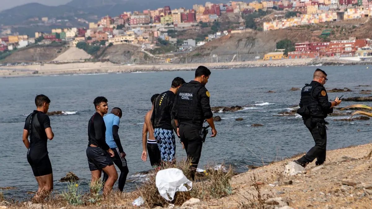 Ya son 57 los cuerpos hallados en Ceuta tras la llegada de inmigrantes desde Marruecos