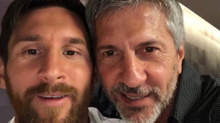 Lionel Messi llegó a Rosario para despedir a su padre Jorge